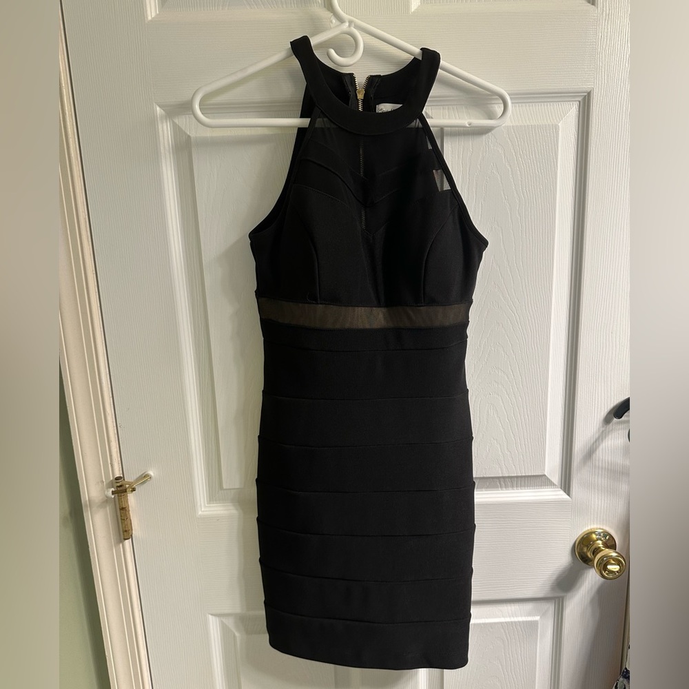 Black cocktail dress
